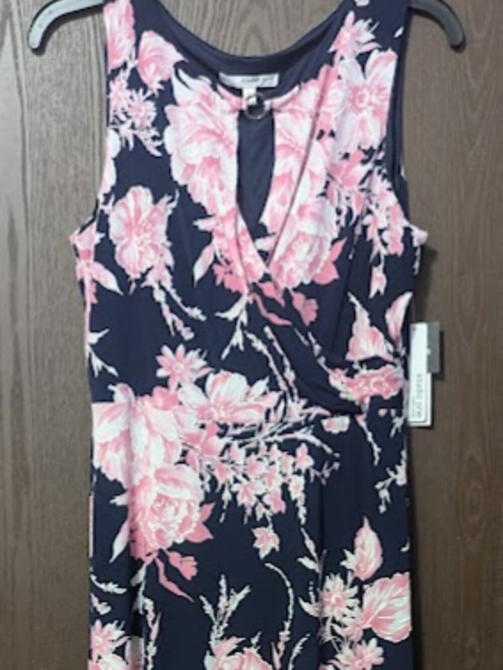 NWT Size Large Sleeveless Floral Maxi Dress